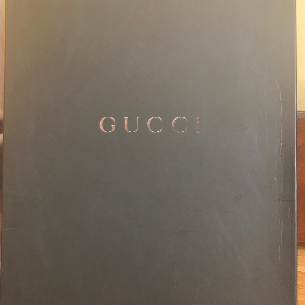 Gucci suede and shearling boots